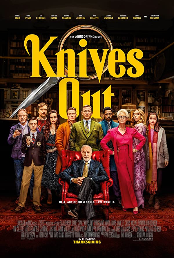 فیلم چاقوهای تیز کرده Knives Out 2019