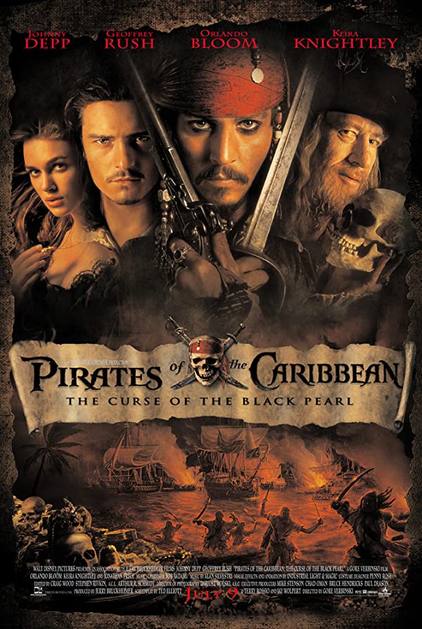 فیلم دزدان دریایی کاراییب نفرین مروارید سیاه Pirates of the Caribbean: The Curse of the Black Pearl 2003