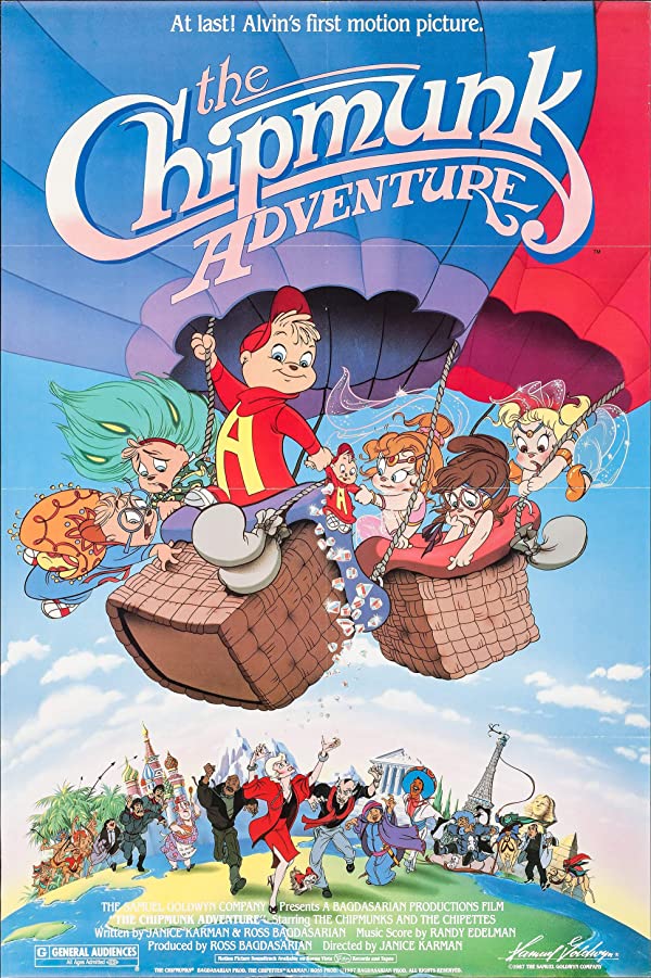 دانلود انیمیشن ماجراجویی سنجاب ها 1987 The Chipmunk Adventure