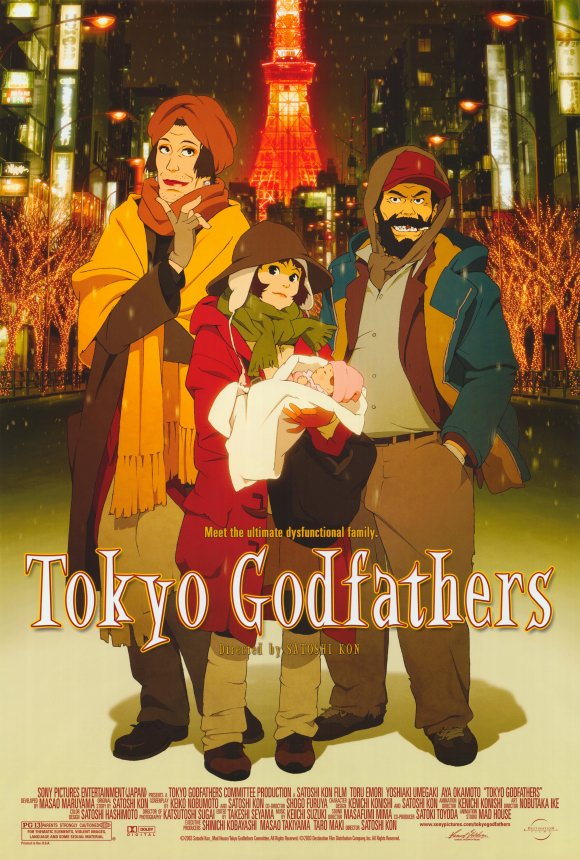 انیمه پدرخوانده‌های توکیو Tokyo Godfathers