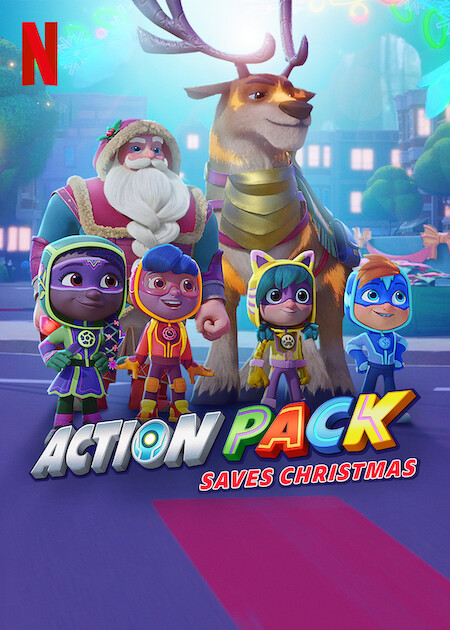 انیمیشن گروه هیجان کریسمس را نجات می‌دهد The Action Pack Saves Christmas