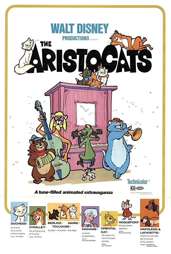 دانلود انیمیشن گربه‌ های اشرافی The Aristocats 1970