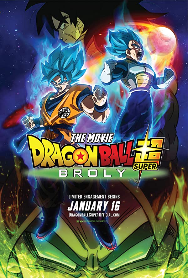 دانلود انیمیشن دراگون بال سوپر: برولی Dragon Ball Super: Broly 2018
