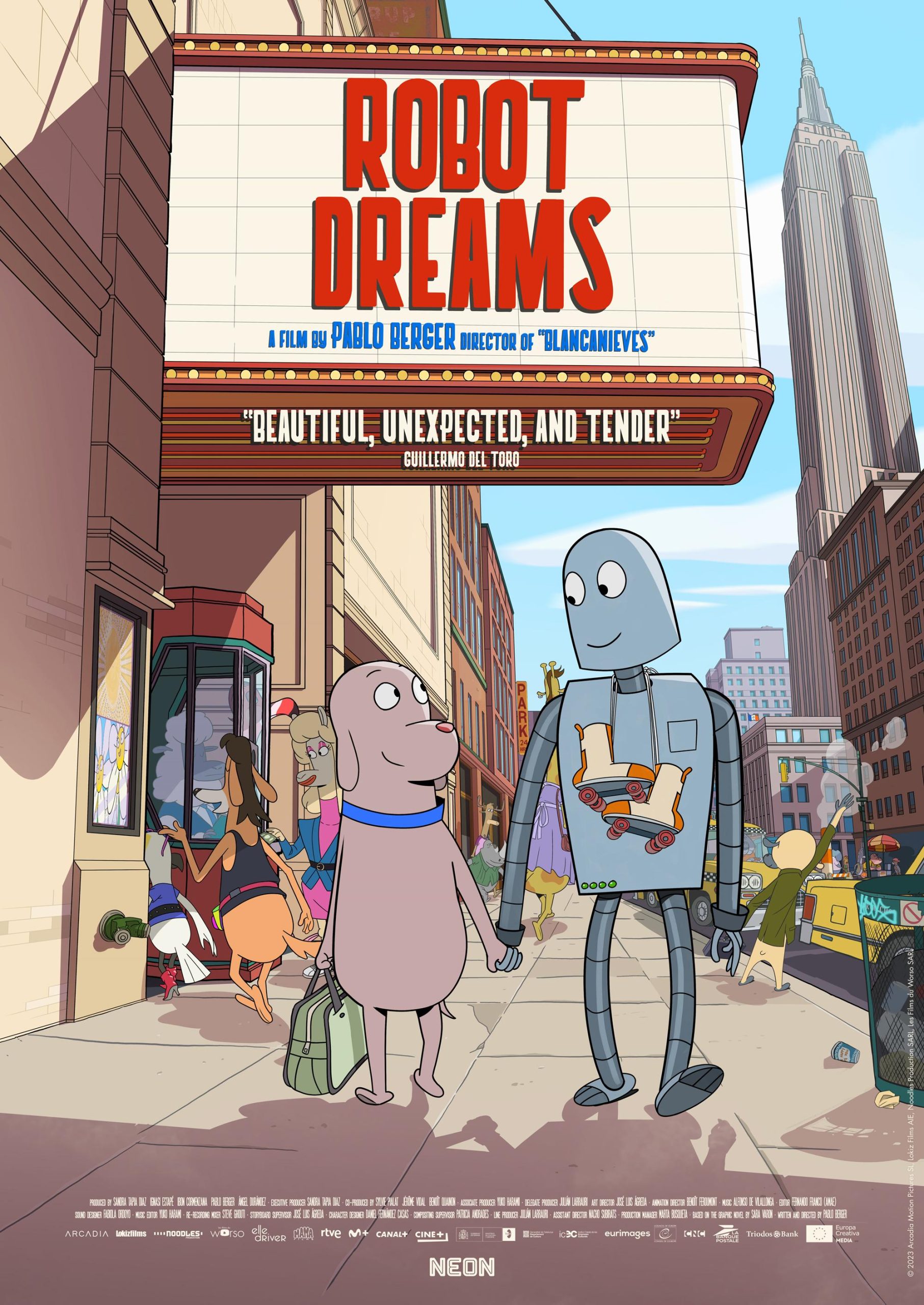 انیمیشن رویاهای ربات Robot Dreams